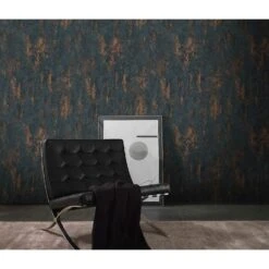 Erismann | Casual Chic | 10273-44 | Papier Peint Intissé | Uni | 0.53 X 10.05 M | Bleu -Décoration Intérieur 10273 44 05