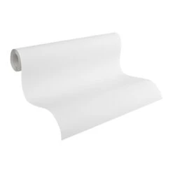 A.S. Creation Meistervlies | 182616 | Papier Peint à Motif Ondulé | 0.53 M X 10.05 M | Blanc