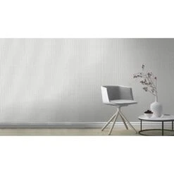 Rasch Wallton 2020 | 183306 | Papier Peint Intissé Pierre Brique | 0.53 M X 10.05 M | Blanc