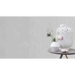 Rasch Wallton 2020 | 188202 | Papier Peint Intissé Pierre Brique | 0.53 M X 10.05 M | Blanc