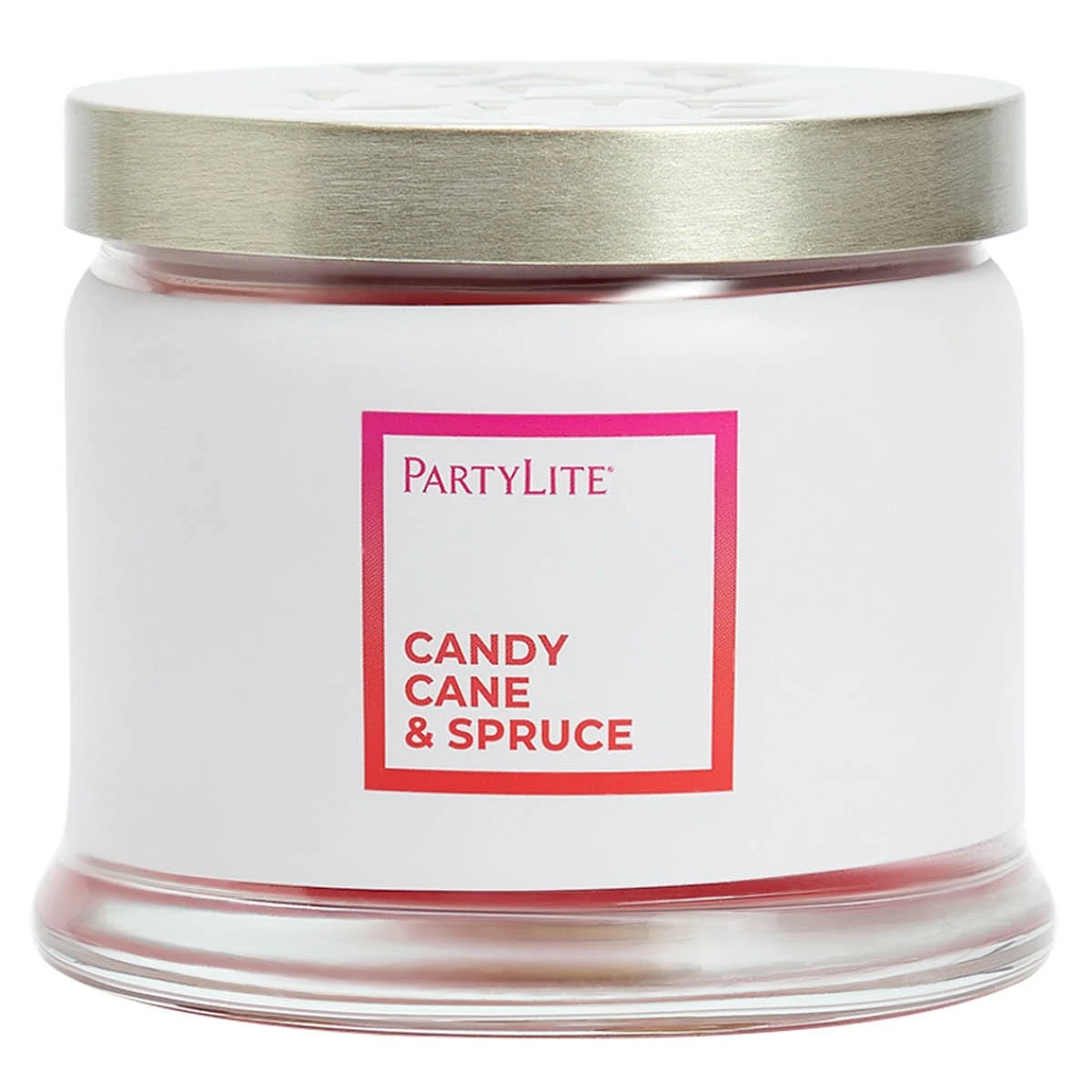 Pot à Bougie 3 Mèches Candy Cane & Spruce 1 Pot à Bougie 3 Mèches Candy Cane & Spruce
