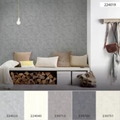 A.S. Creation Elements | 224019 | Papier Peint Intissé Effet Béton | 0.53 M X 10.05 M | Gris -Décoration Intérieur 224019 8