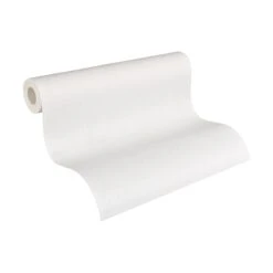 A.S. Creation Meistervlies | 243911 | Papier Peint à Motif Ondulé | 0.53 M X 10.05 M | Blanc