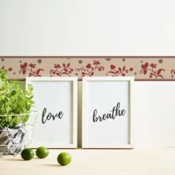 A.S. Creation Only Borders 9 | 258823 | Frise Murale Adhésive | 0.13 M X 5 M | Beige -Décoration Intérieur 258823 2