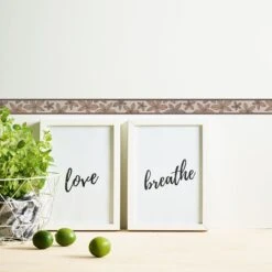 A.S. Creation Stick Ups | 281418 | Frise Murale Papier Peint Papier | 0.05 M X 5 M | Marron