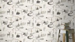 Rasch Kids & Teens II | 292404 | Papier Peint Enfant Papier | 0.53 M X 10.05 M | Gris