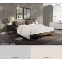 A.S. Creation New Life | 300943 | Papier Peint Intissé Floral | 0.53 M X 10.05 M | Argent -Décoration Intérieur 300943 8