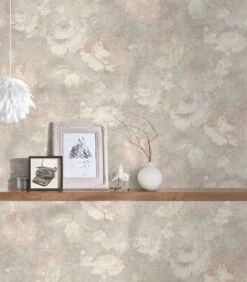 A.S. Creation Secret Garden | 336042 | Papier Peint Intissé Floral | 0.53 M X 10.05 M | Marron