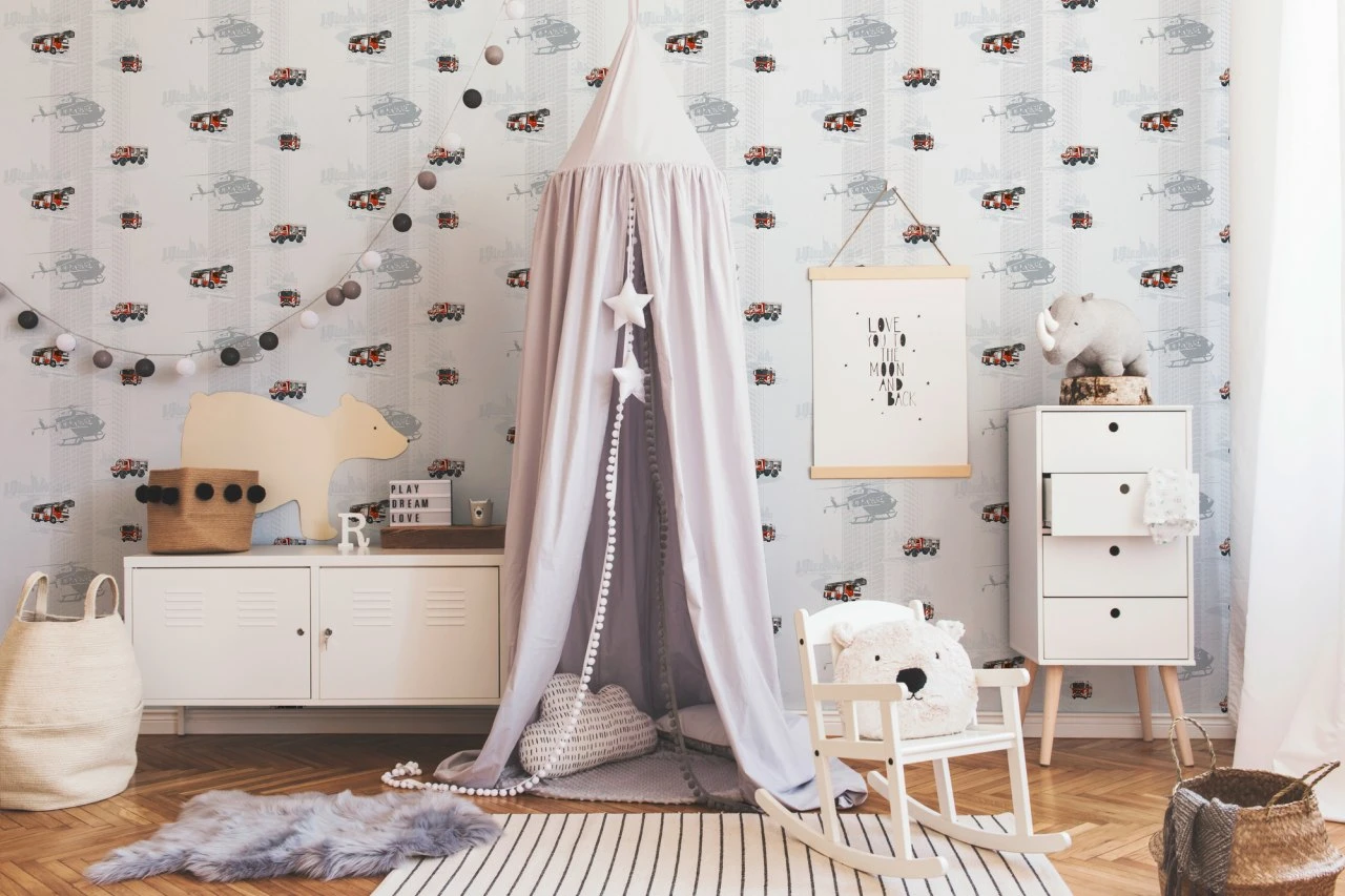 A.S. Creation Little Stars | 358131 | Papier Peint Chambre Enfant Intissé | 0.53 M X 10.05 M | Gris 2 A.S. Creation Little Stars | 358131 | Papier Peint Chambre Enfant Intissé | 0.53 M X 10.05 M | Gris – Image 2
