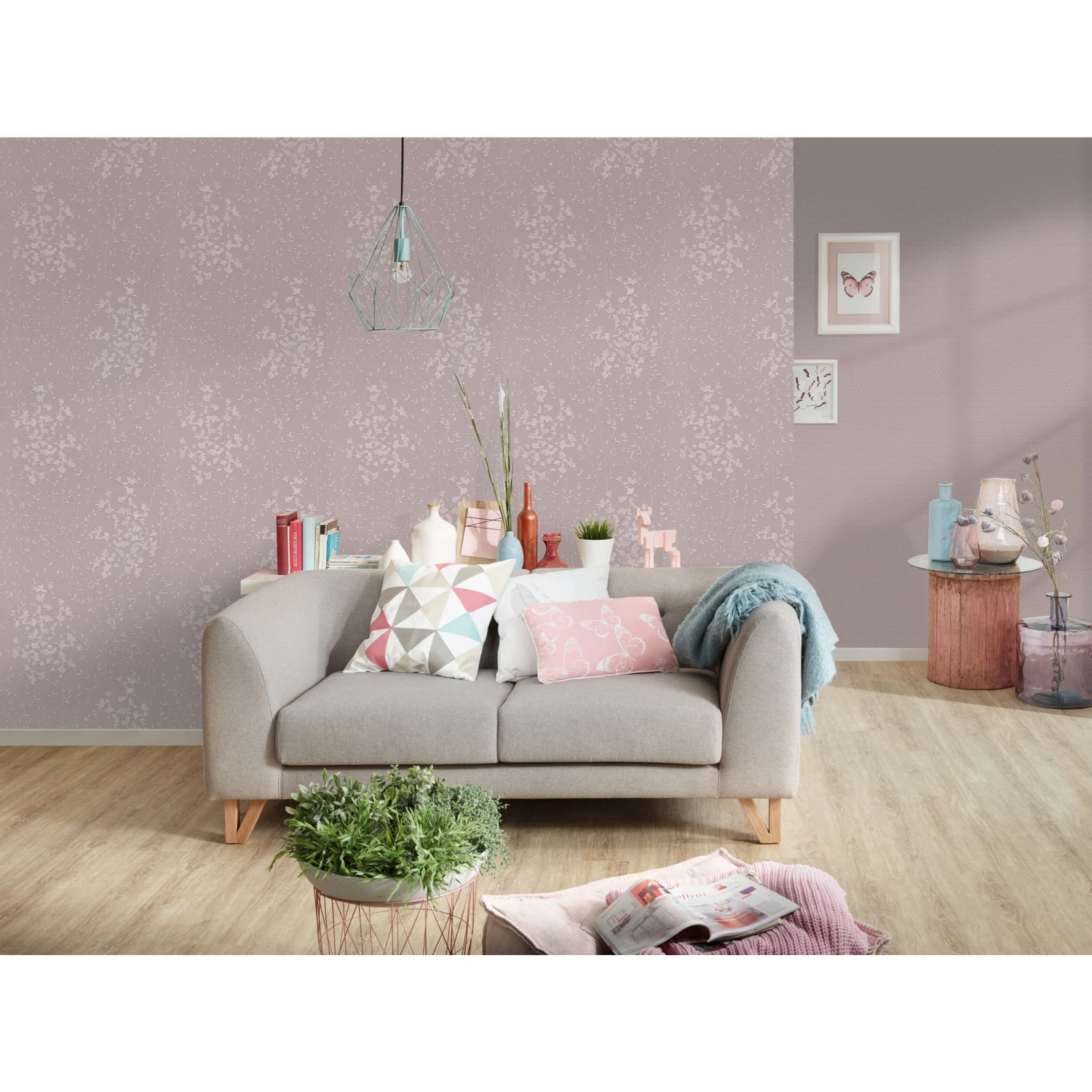 A.S. Creation Designdschungel 2 By Laura N. | 360822 | Papier Peint Intissé Floral | Rose 3 A.S. Creation Designdschungel 2 By Laura N. | 360822 | Papier Peint Intissé Floral | Rose – Image 3