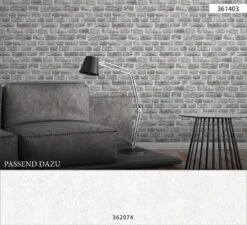 A.S. Creation Elements | 361403 | Papier Peint Intissé Pierre Brique | 0.53 M X 10.05 M | Gris -Décoration Intérieur 361403 8