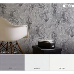 A.S. Creation Flavour | 367131 | Papier Peint Intissé Uni | 0.53 M X 10.05 M | Blanc -Décoration Intérieur 367131 6