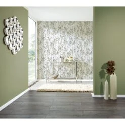 A.S. Creation Flavour | 367137 | Papier Peint Intissé Uni | 0.53 M X 10.05 M | Vert