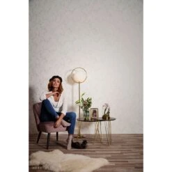 A.S. Creation Metropolitan Stories | 368961 | Papier Peint Intissé Floral | 0.53 M X 10.05 M | écru -Décoration Intérieur 368961 5