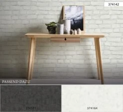 A.S. Creation Elements | 374142 | Papier Peint Intissé Pierre Brique | 0.53 M X 10.05 M | Blanc -Décoration Intérieur 374142 6