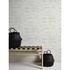 A.S. Creation Elements | 374152 | Papier Peint Intissé Effet Béton | 0.53 M X 10.05 M | Blanc -Décoration Intérieur 374152 3