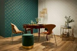 A.S. Creation New Walls | 374275 | Papier Peint Intissé Vintage | 0.53 M X 10.05 M | Vert -Décoration Intérieur 374275 5