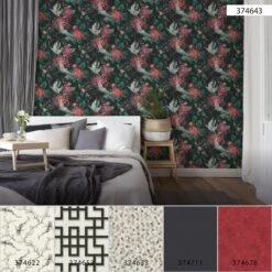 A.S. Creation Asian Fusion | 374643 | Papier Peint Intissé Nature | 0.53 M X 10.05 M | Noir -Décoration Intérieur 374643 5