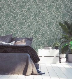 A.S. Creation Daniel Hechter 6 | 375202 | Papier Peint Intissé Floral | 0.53 M X 10.05 M | Vert -Décoration Intérieur 375202 5