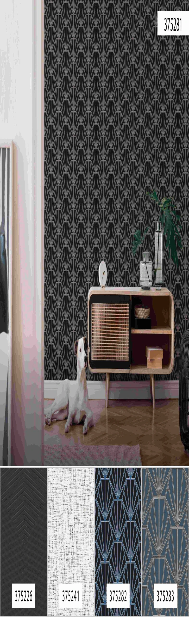 A.S. Creation Daniel Hechter 6 | 375281 | Papier Peint Intissé 3D | 0.53 M X 10.05 M | Noir 9 A.S. Creation Daniel Hechter 6 | 375281 | Papier Peint Intissé 3D | 0.53 M X 10.05 M | Noir – Image 9