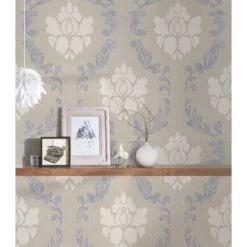 A.S. Creation New Elegance | 375524 | Papier Peint Intissé Baroque | 0.53 M X 10.05 M | Beige -Décoration Intérieur 375524 3