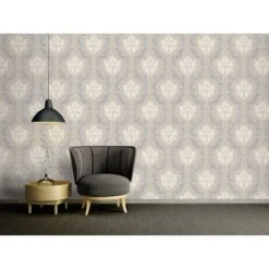 A.S. Creation New Elegance | 375524 | Papier Peint Intissé Baroque | 0.53 M X 10.05 M | Beige -Décoration Intérieur 375524 5