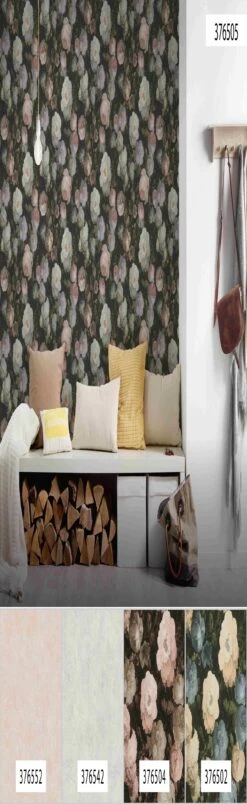 A.S. Creation History Of Art | 376505 | Papier Peint Intissé Floral | 0.53 M X 10.05 M | Rose -Décoration Intérieur 376505 6