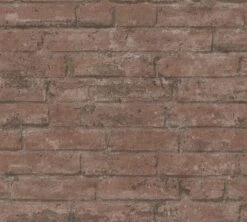 A.S. Creation Industrial | 377472 | Papier Peint Intissé Pierre Brique | 0.53 M X 10.05 M | Marron -Décoration Intérieur 377472 4