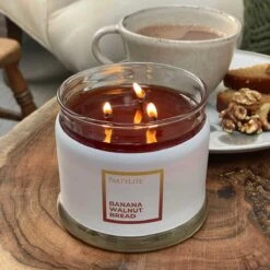 Pot à Bougie 3 Mèches Banana Walnut Bread -Décoration Intérieur 3 fh23 social g73h2075 e