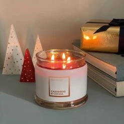 Pot à Bougie 3 Mèches Cashmere & Cocoa -Décoration Intérieur 3 fh23 social g73h2082 h