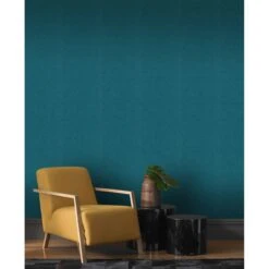 Rasch Young Artists | 490091 | Papier Peint Intissé Uni | 0.53 M X 10.05 M | Bleu -Décoration Intérieur 490091 room 4