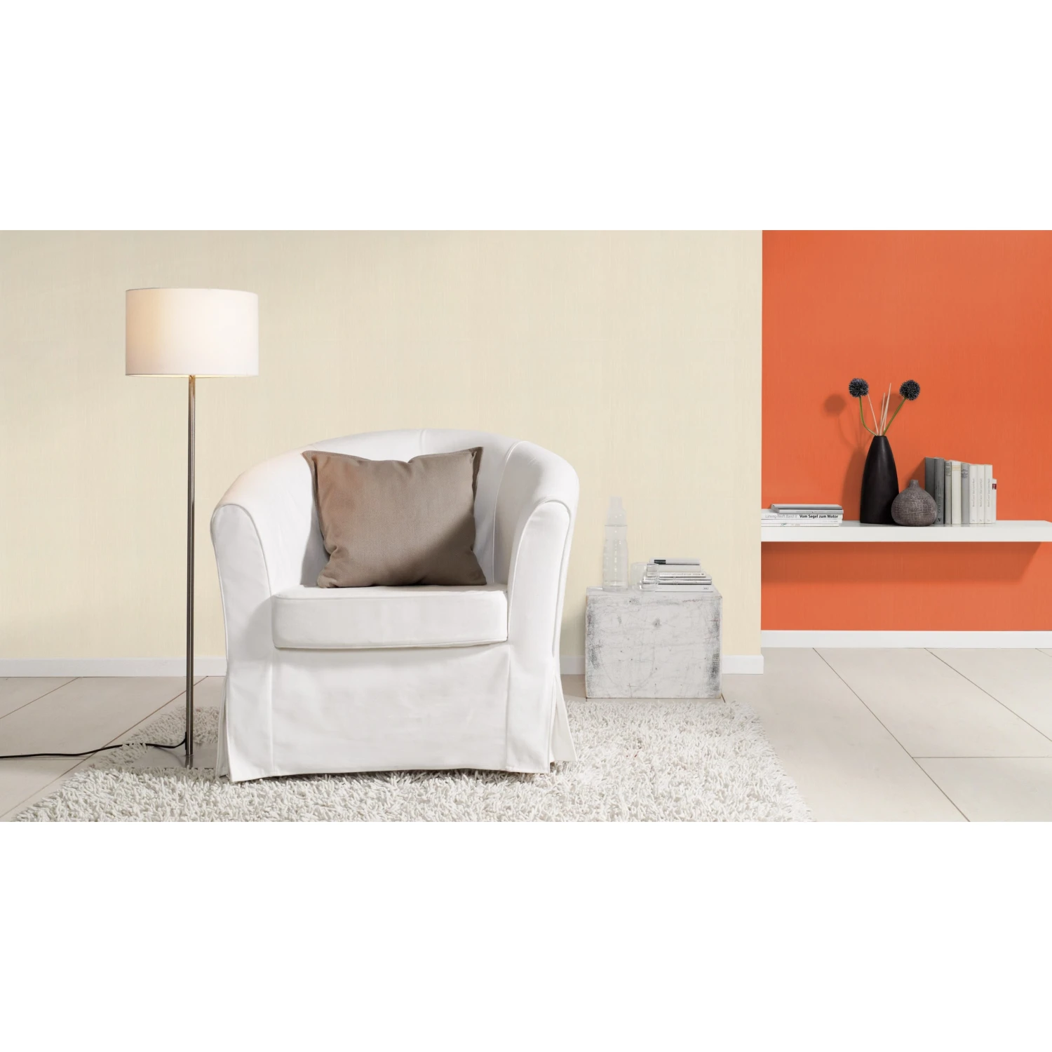 Rasch BARBARA Home Collection | 527230 | Papier Peint Intissé Uni | 0.53 M X 10.05 M | écru 3 Rasch BARBARA Home Collection | 527230 | Papier Peint Intissé Uni | 0.53 M X 10.05 M | écru – Image 3