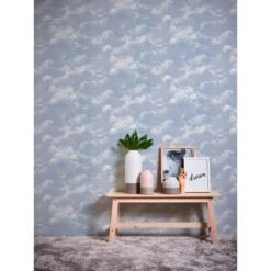A.S. Creation Il Decoro | 560414 | Papier Peint Animaux Papier | 0.53 M X 10.05 M | Bleu -Décoration Intérieur 560414 3