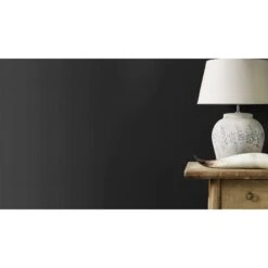 Rasch Selection Vinyl/Vlies | 610376 | Papier Peint Intissé Uni | 0.53 M X 10.05 M | Noir -Décoration Intérieur 610376 room 3