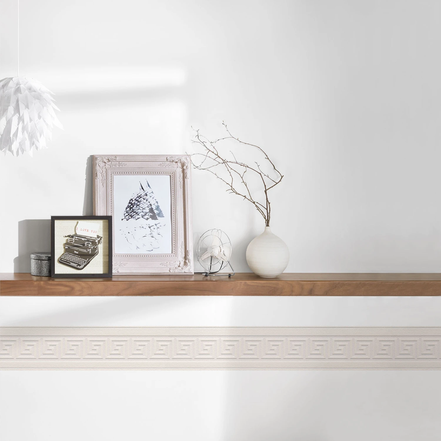 A.S. Creation Only Borders 9 | 640116 | Frise Murale Papier Peint Papier | 0.10 M X 5 M | Blanc 2 A.S. Creation Only Borders 9 | 640116 | Frise Murale Papier Peint Papier | 0.10 M X 5 M | Blanc – Image 2