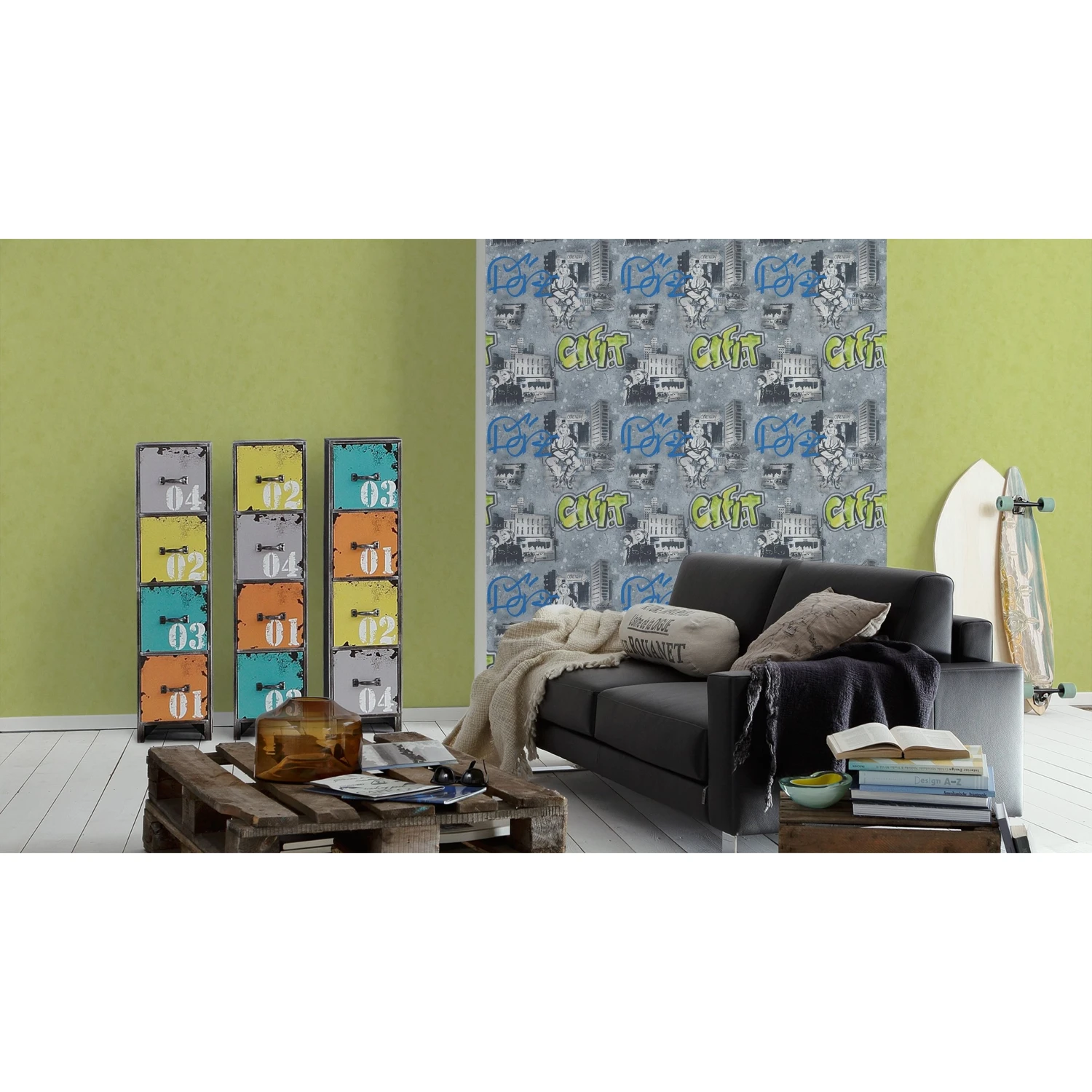 A.S. Creation Il Decoro | 688866 | Papier Peint Papier Uni | 0.53 M X 10.05 M | Vert 3 A.S. Creation Il Decoro | 688866 | Papier Peint Papier Uni | 0.53 M X 10.05 M | Vert – Image 3