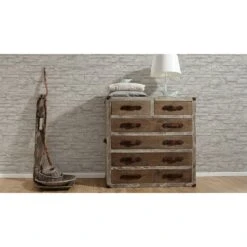 A.S. Creation Elements | 707116 | Papier Peint Intissé Pierre Brique | 0.53 M X 10.05 M | Gris -Décoration Intérieur 707116 5