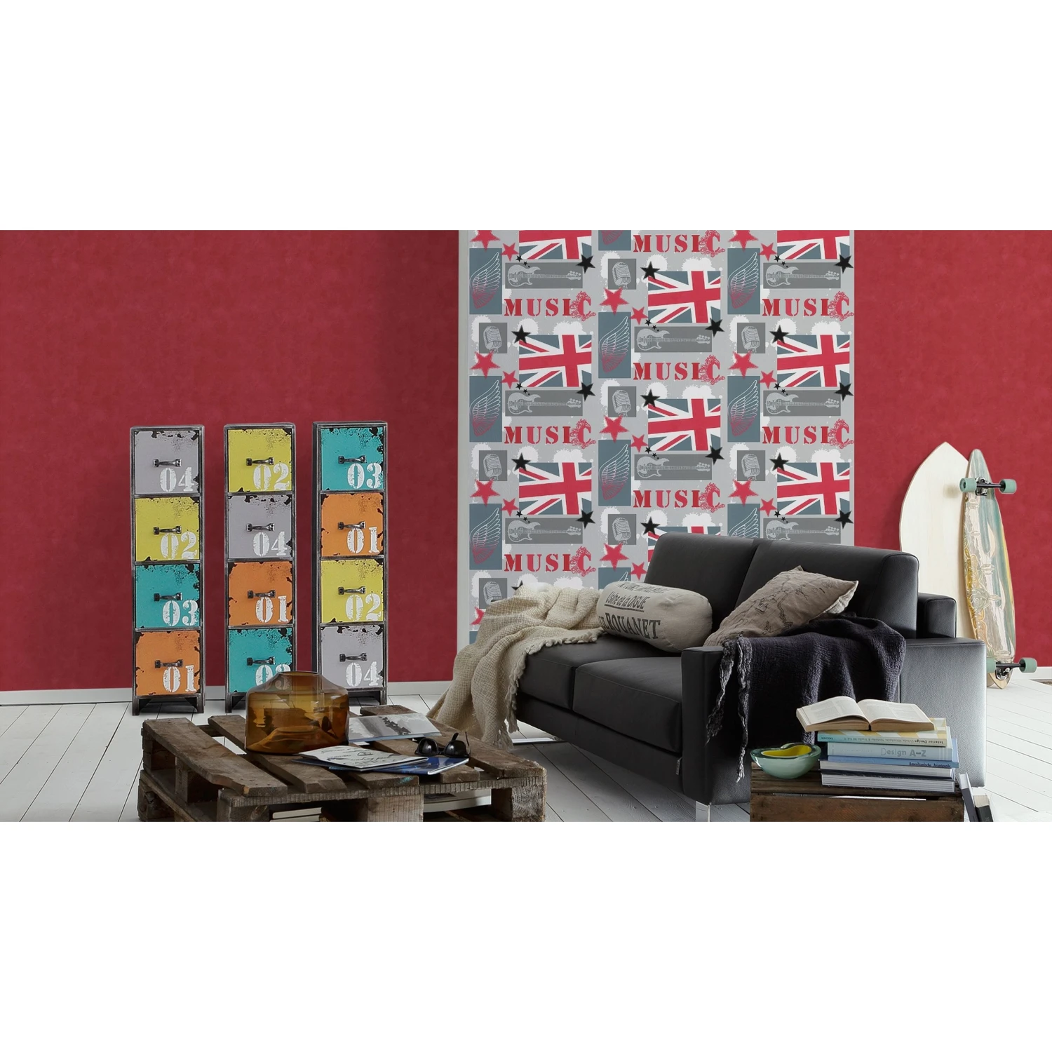 A.S. Creation Il Decoro | 758453 | Papier Peint Papier Uni | 0.53 M X 10.05 M | Rouge 3 A.S. Creation Il Decoro | 758453 | Papier Peint Papier Uni | 0.53 M X 10.05 M | Rouge – Image 3