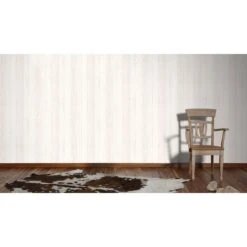 A.S. Creation Elements | 855046 | Papier Peint Bois Intissé | 0.53 M X 10.05 M | Blanc -Décoration Intérieur 855046 4