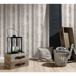 A.S. Creation Elements | 855053 | Papier Peint Bois Intissé | 0.53 M X 10.05 M | Marron -Décoration Intérieur 855053 4