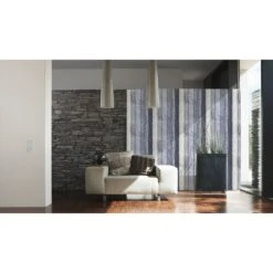 A.S. Creation Elements | 855060 | Papier Peint Bois Intissé | 0.53 M X 10.05 M | Bleu -Décoration Intérieur 855060 4