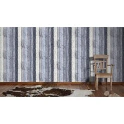 A.S. Creation Elements | 855060 | Papier Peint Bois Intissé | 0.53 M X 10.05 M | Bleu -Décoration Intérieur 855060 6