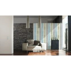 A.S. Creation Elements | 855077 | Papier Peint Bois Intissé | 0.53 M X 10.05 M | Bleu -Décoration Intérieur 855077 2