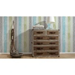 A.S. Creation Elements | 855077 | Papier Peint Bois Intissé | 0.53 M X 10.05 M | Bleu -Décoration Intérieur 855077 4