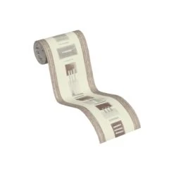 A.S. Creation Only Borders 9 | 893017 | Frise Murale Adhésive | 0.13 M X 5 M | Beige