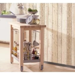 A.S. Creation Elements | 895110 | Papier Peint Bois Intissé | 0.53 M X 10.05 M | Beige -Décoration Intérieur 895110 2