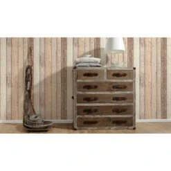 A.S. Creation Elements | 895110 | Papier Peint Bois Intissé | 0.53 M X 10.05 M | Beige -Décoration Intérieur 895110 4