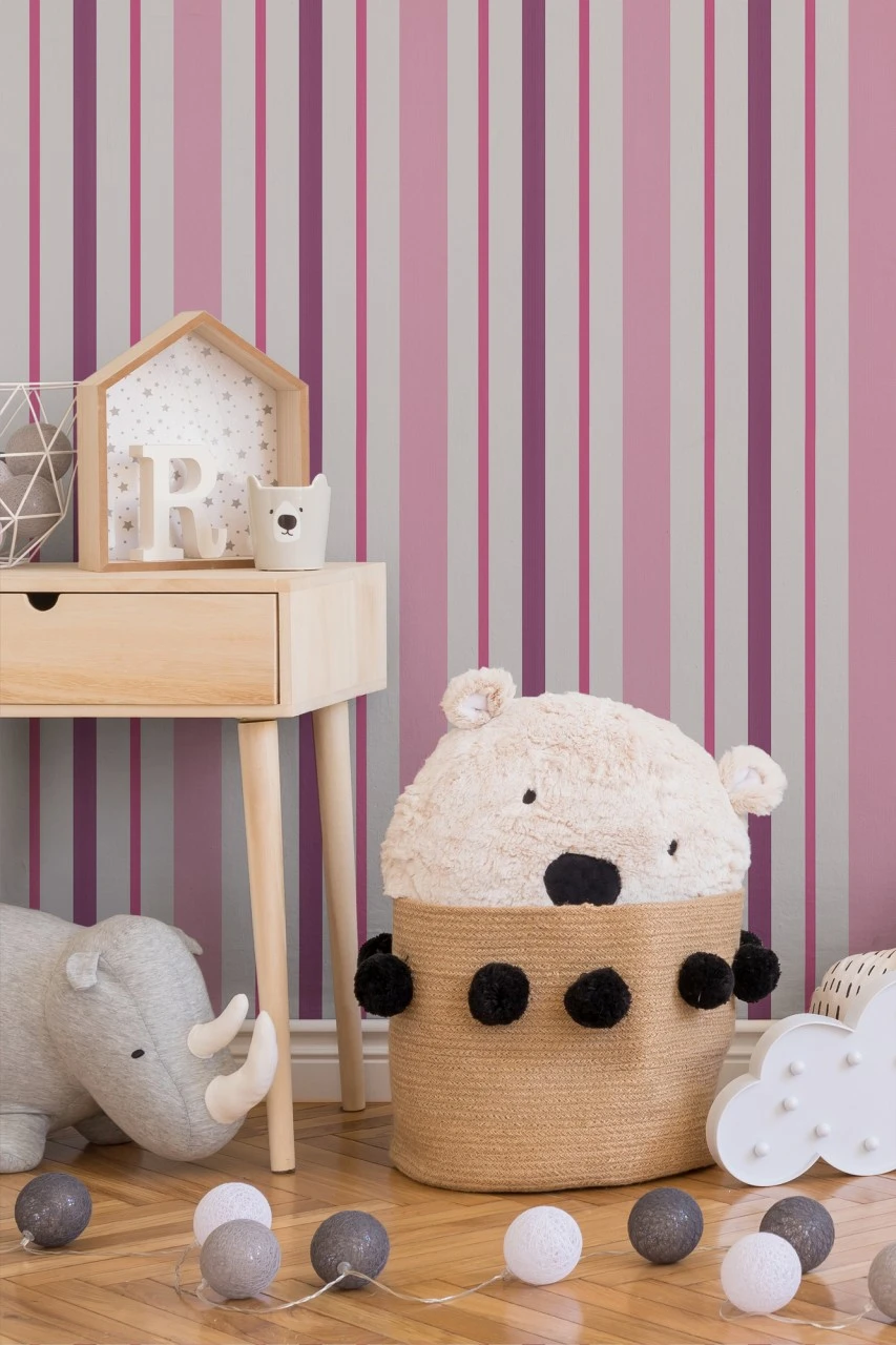 A.S. Creation Boys & Girls 4 | 898319 | Papier Peint à Rayures Papier | 0.53 M X 10.05 M | Rose 2 A.S. Creation Boys & Girls 4 | 898319 | Papier Peint à Rayures Papier | 0.53 M X 10.05 M | Rose – Image 2