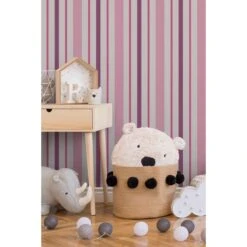 A.S. Creation Boys & Girls 6 | 898319 | Papier Peint à Rayures Papier | 0.53 M X 10.05 M | Rose -Décoration Intérieur 898319 4