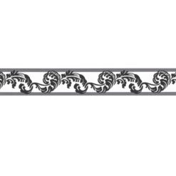 A.S. Creation Stick Ups | 904317 | Frise En Papier Peint Intissé | 0.05 M X 5 M | Noir